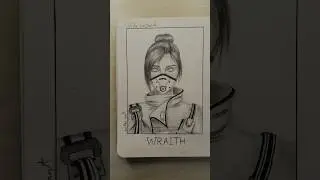 drawing WRAITH from apex legends #wraith #apex #apexlegends #apexwraith #wraithmain #drawing #fypシ