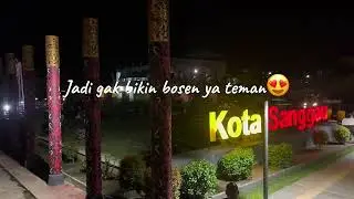 Naik odong odong di sanggau wisata malam hari #allahhummabarik #wisata #family