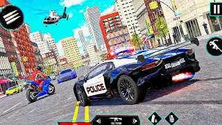 Real Police Car Chase Simulator 3D Game - Real Cop Cars Driving Simulator 2025 - Android GamePlay