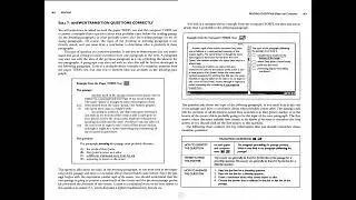 skill 7 answer transition questions correctly