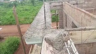 The casting of precast parapet | Festus Excellent Builders Limited