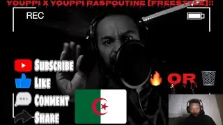 Algerian Rap Reaction YOUPPI X YOUPPI - RASPOUTINE [FREESTYLE] (Prod by TBB) | LMERicoTv Reaction