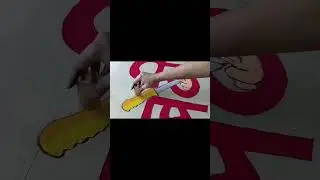 Women's day special Save Girl rangoli | #rangoli #shorts #viralvideo #trending #savegirl #short