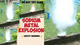 Sodium Metal React with water 💧💧#experiment #trending #trendingshorts #chemistry #study #ncert #bse