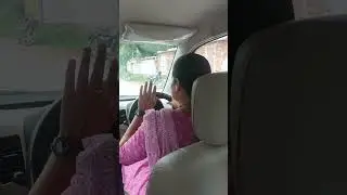 Rathore ma'am ki driving 🤩 |#shortsvideo  #rajasthanartandculture