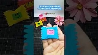 MEMBUAT DIY PERMEN DARI KERTAS ORIGAMI / PAPER CANDY #candy #permen #origami #diy #short #shortvideo
