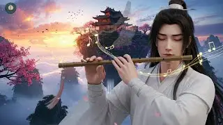 Chinese Zen Music: Bamboo flute, erhu & Guzheng | Stress Relief @MoonlitMelodies-68s