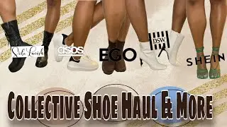 Collective Shoe Haul |#ASOS #DSW #SHEIN #EGO| Boots,Sneakers,Heels & Accessories