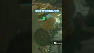 TEARS OF THE KINGDOM - THE WIND TEMPLE - SECRET ENTRANCE #zelda #totk