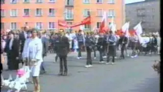 Pochód pierwszomajowy w Kole