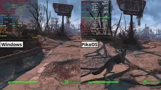 Fallout 4 // 9070XT - 9800X3D // Win v PikaOS // 1440p Benchmark