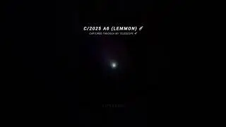 Caught a Rare Green Comet 🌌☄️ | October 2025