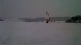 Snowsurfing op de Windraak
