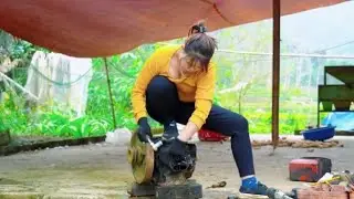 DIY DIESEL REVIVAL: WATCH A VILLAGE GIRL RESTORE A 30-YEAR-OLD COMPRESSOR