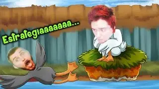 CON JORGE NO HACE FALTA DISPARAR, ASUSTALO Y SE TIRA AL VACÍO