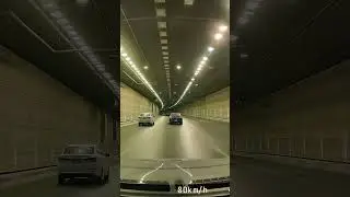 Longest Tunnel in Riyadh 2.43km #tunnel #riyadh #saudiarabia #longest #facts #road #driving