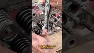 Is the engine valve lock always installed incorrectly? #automobile #automotivetools #farming