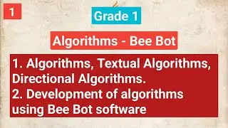 Bee bot | Directional Algorithms | Algorithms