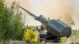Swedish World's Best Archer 155mm Self-Propelled Artillery Systems Take Part in Ukraine