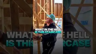 TEMPORARY staircase for INSPECTION only. The CUSTOM one will be designed in 3 weeks #realestate