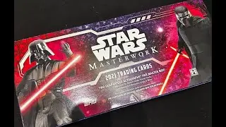 My first Topps 2021 Star Wars Masterwork Opening! and it was a good one. #topps