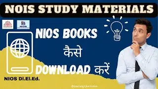 How To Download Nios Books | DSSSB PRT Part B Study Materials