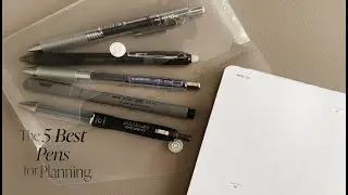 The 5 Best Pens for Planning | Plan with Me | Cloth & Paper
