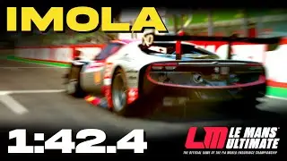 IMOLA HOTLAP  |  1:42.4  |  Ferrari 296 GT3 @ Imola  |  Le Mans Ultimate Hotlap