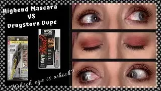 Testing mascara dupe for Benefit They're Real