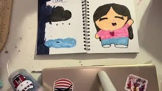 sketchbook tour but instead with markers 😆￼￼