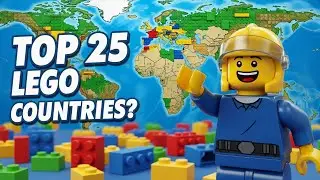25 biggest Lego Countries