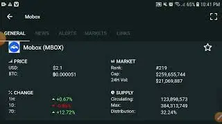 MBOX MOBOX Price Prediction! MBOX News Today
