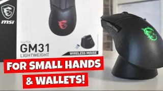MSI Clutch GM31 ARGB Lightweight Wireless Gaming Mouse & Charging Dock