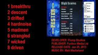 Pester: Welcome to Bullet Heaven Soundtrack (OST) 2013 Flump Studios / Funbox / Matt Macfarland