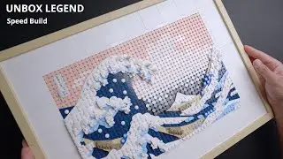 LEGO THE GREAT WAVE HOKUSAI Unbox and Speed Build