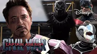 Captain America: Civil War | Airport Fight Scene (Part 1) | Disney+ [2016]