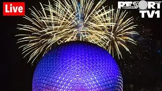 🔴Live: An Evening at Epcot featuring Epcot Forever Fireworks in 1080p - Walt Disney World 10-26-19