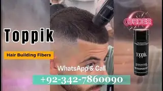 Волокна для наращивания волос Toppik теперь доступны в Окаре! Боритесь с залысинами и истончением волос! 🇵🇰 #toppik