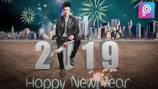 Happy New Year 2019 Photo Editing Tutorial | Spider Editor | Picart + Lightroom Editing Tutorial |