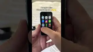 Mini Iphone on Android 😍 #mini #miniphone #smartphone