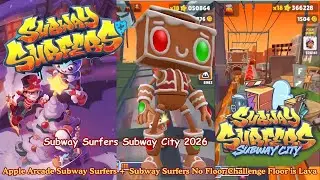 Subway Surfers+ Gameplay | Subway Surfers Gingerbot | Subway Surfers Floor is Lava Gameplay