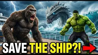 EPIC BATTLE | King Kong team up  WITH HULK vs The Giant Godzilla | The Revenge of the Beasts #hulk