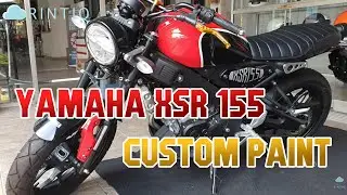 Yamaha XSR 155 Custom Paint by Cargloss @yamahamekarmotorofficial Jl. Pajajaran Bogor #yamahaxsr
