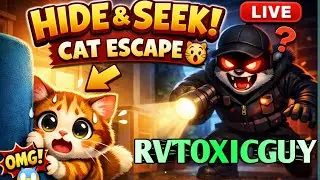 🔴Hide & Seek Cat Escape Day 14 Live || #hide&seek #trendinggames #todaystrending