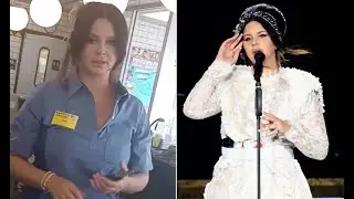 Lana Del Rey baffles fans as she is spotted working as a waitress in a Waffle House【News】