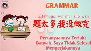 HSK 2 Lesson 9 题太多,我没做完 part 2
