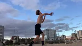 Solo Beach Volleyball Float Serve Practice | Getting More Consistent Day 3