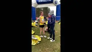 Mistrzostwa Polski w Biegach Przełajowych - brązowy medal Kacpra Adamczaka KS STAL LA