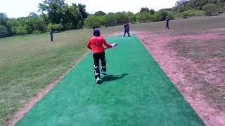 Super fielding by Ansar Ali at Austin Cricket Ground