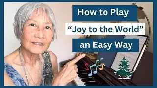 How to play Joy to the World  🌠  Christmas piano music | Christmas carol